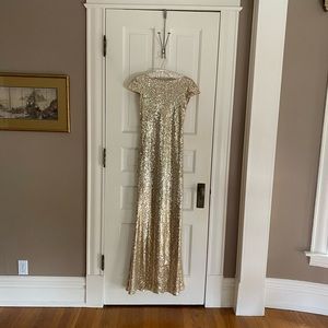 Gold Sequin Gown